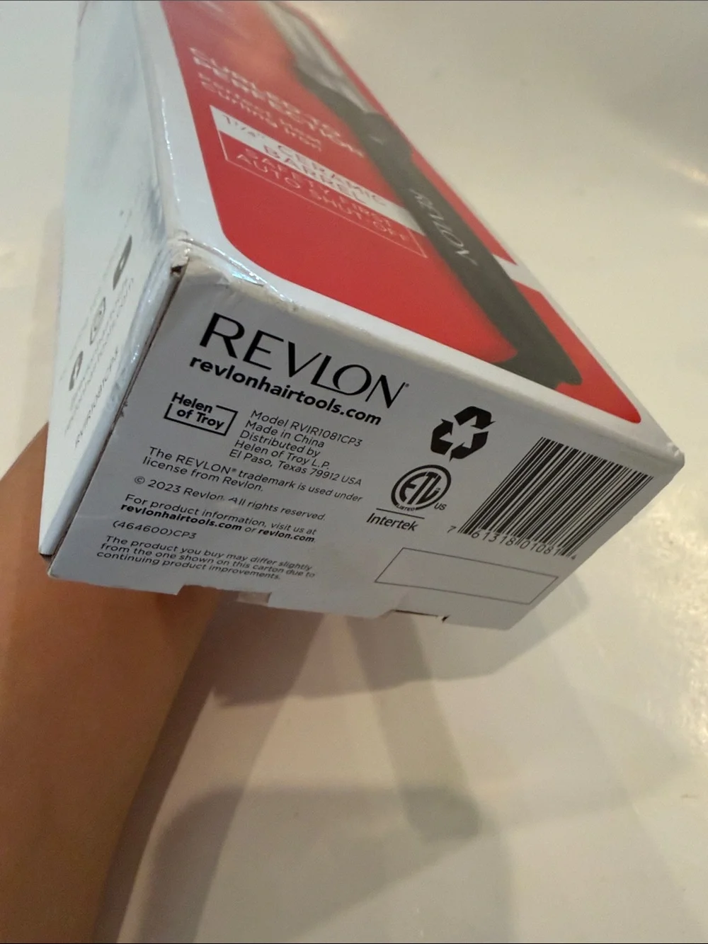 NWT Revlon 1 1/4” Ceramic Barrel Curling Iron Unopened Untested